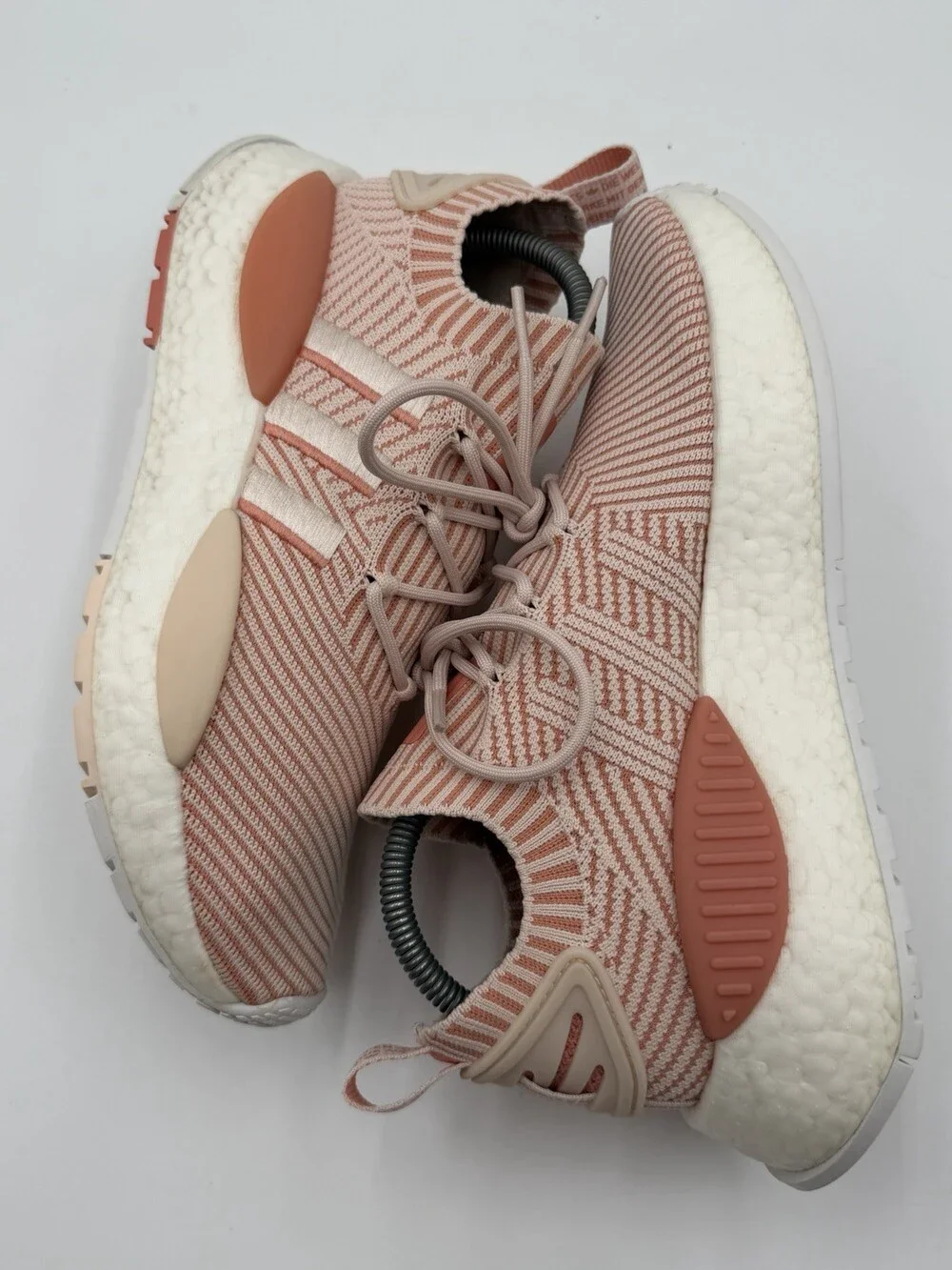 Adidas NMD_W1 Wonder Clay Women’s Size 10 Pink White Athletic Shoes ID4268